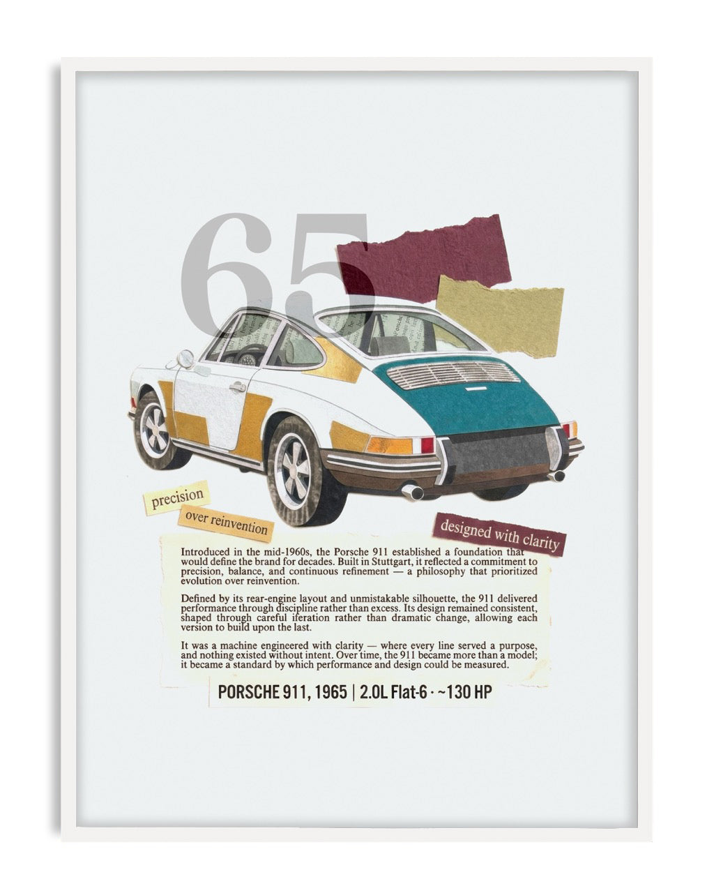 1965 Porsche 911 Collage