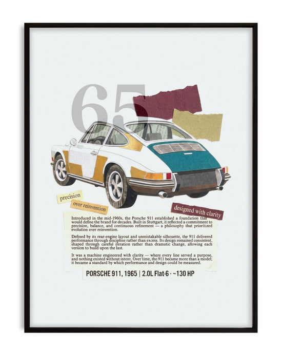 1965 Porsche 911 Collage