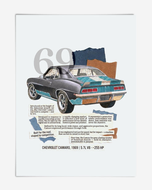 1969 Chevrolet Camaro Collage