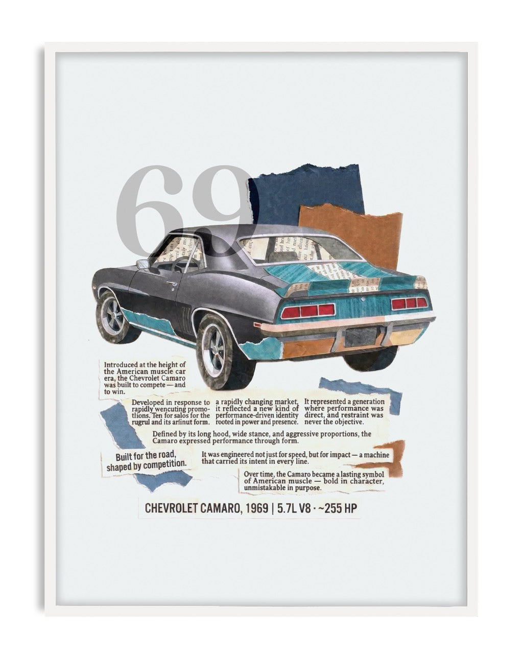 1969 Chevrolet Camaro Collage