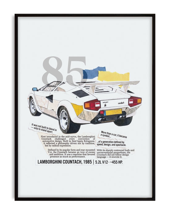 1985 Lamborghini Countach Collage