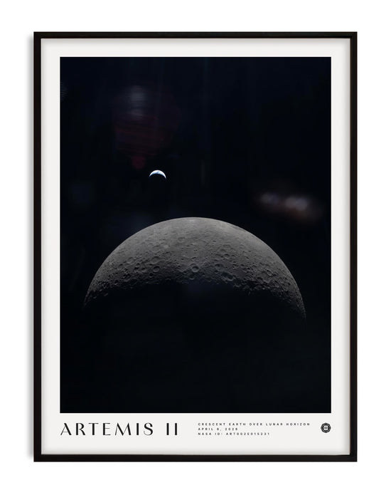 Crescent Earth & Moon Artemis II | NASA