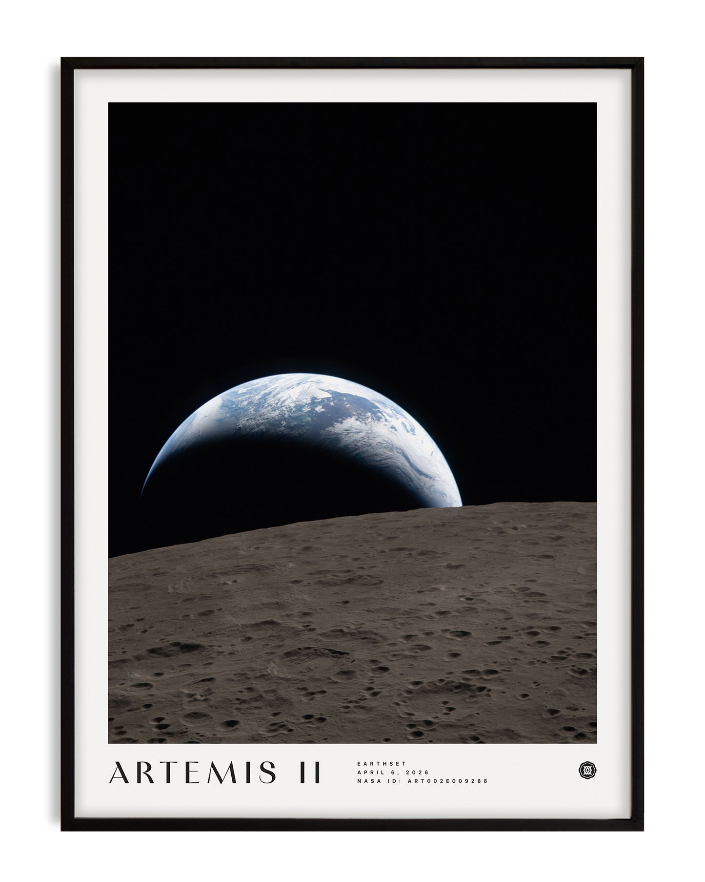 Earthset Artemis II NASA
