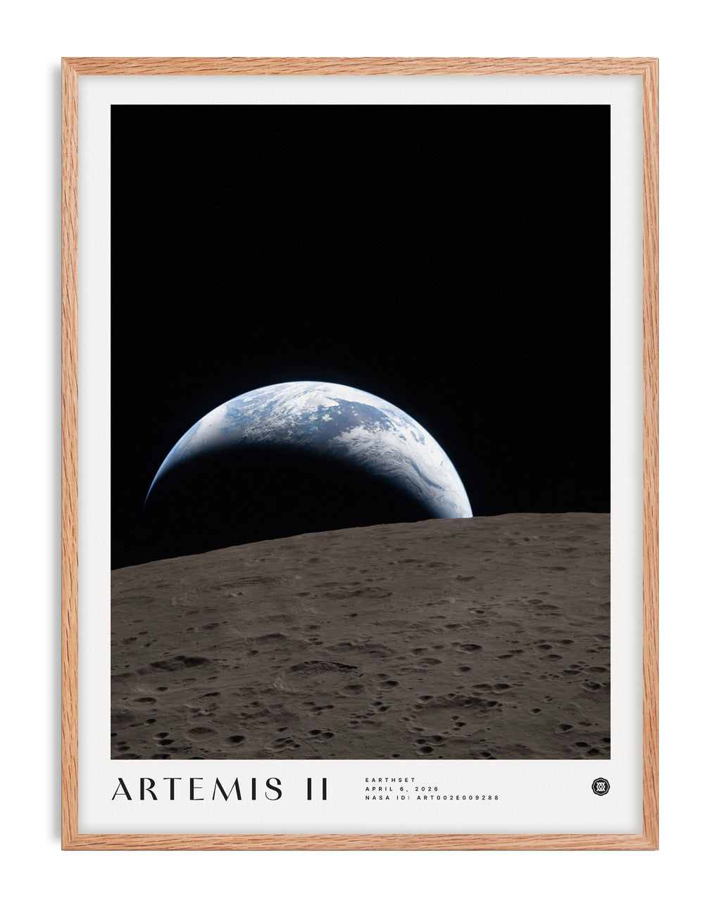 Earthset Artemis II NASA