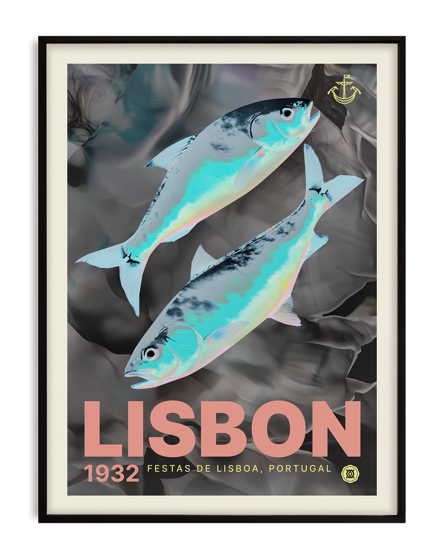 Celebrate the world traveler spirit with this Lisbon Portugal wall art print for, home office, dorm rooms, and living spaces 
