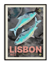 Celebrate the world traveler spirit with this Lisbon Portugal wall art print for, home office, dorm rooms, and living spaces 