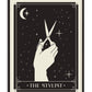 Wall art print featuring professional hair shears, designed for hair salons and stylist studios