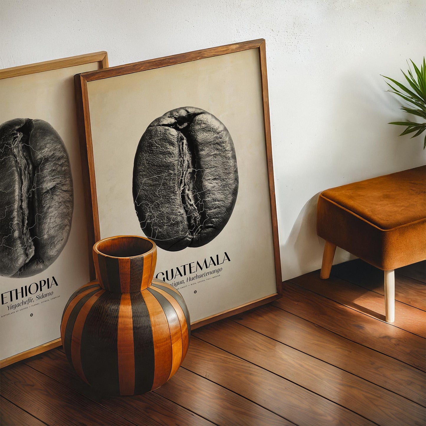 Guatemala Coffee Origins Print | Café Wall Art, Coffee Poster, Kitchen Decoration, Cafe-themed, Espresso Bar & Barista Decor