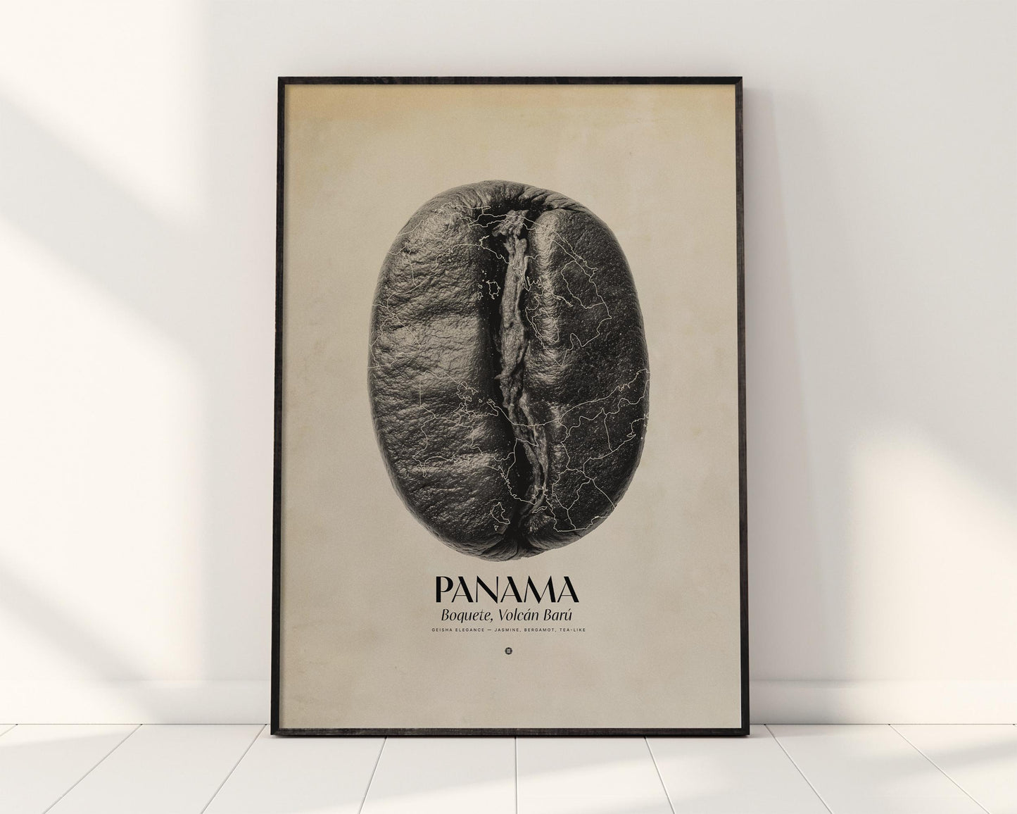 Panama Coffee Origins Print | Café Wall Art, Coffee Poster, Kitchen Decoration, Cafe-themed, Espresso Bar & Barista Decor