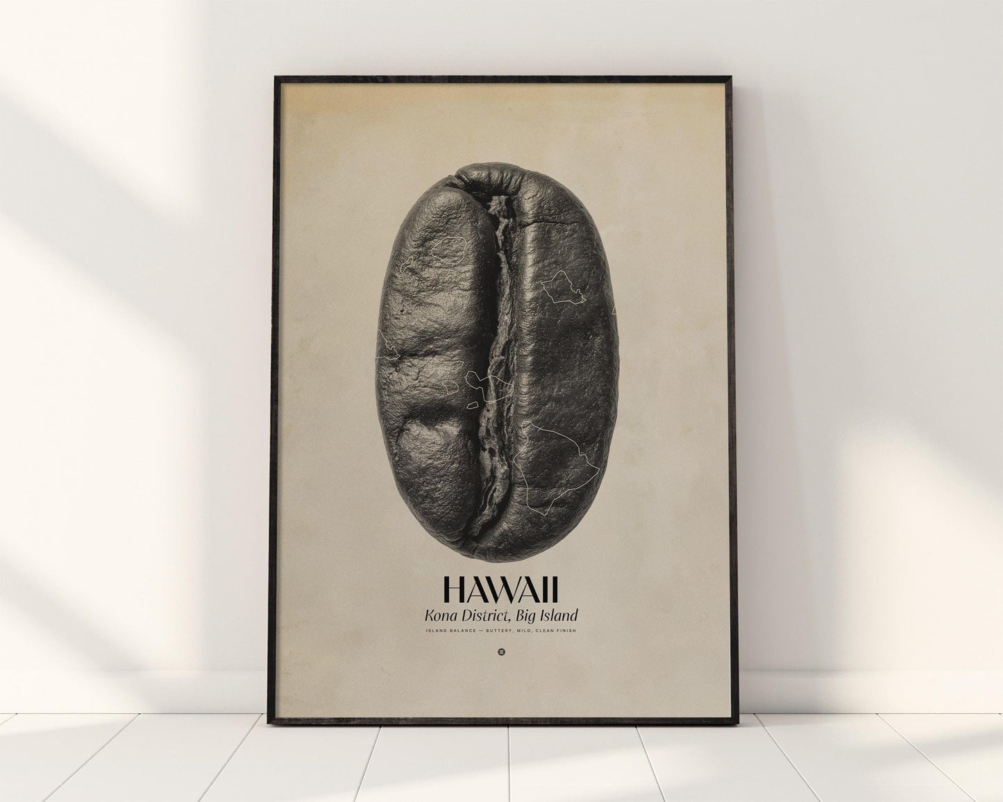 Hawaii Coffee Origins Print | Café Wall Art, Coffee Poster, Kitchen Decoration, Cafe-themed, Espresso Bar & Barista Decor