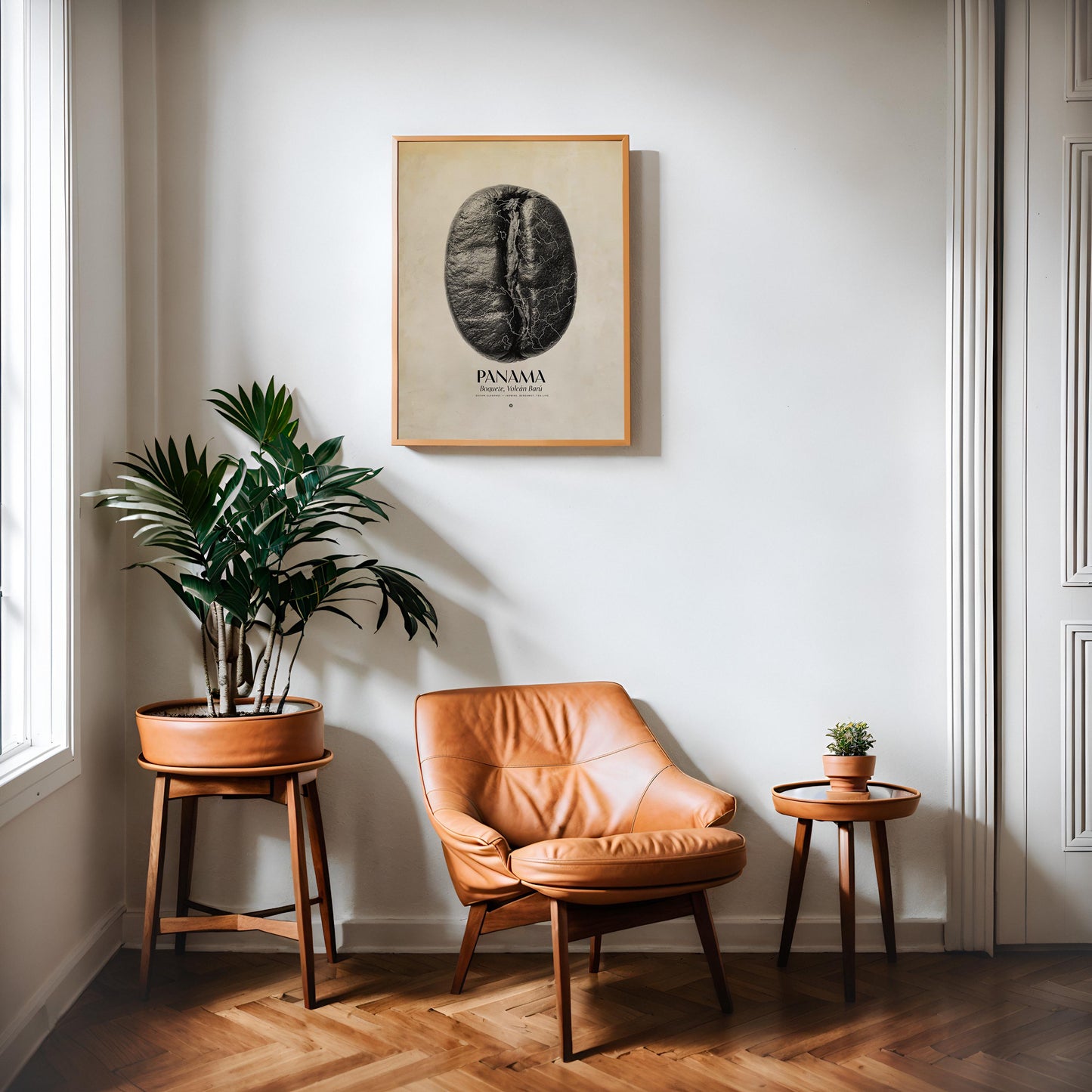 Panama Coffee Origins Print | Café Wall Art, Coffee Poster, Kitchen Decoration, Cafe-themed, Espresso Bar & Barista Decor