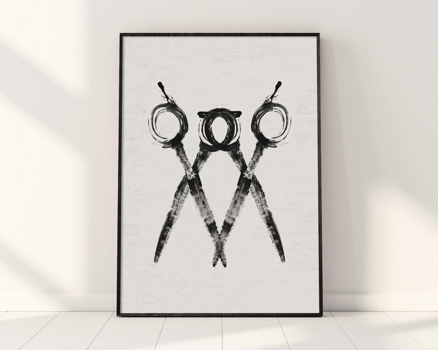 Scissors Print - Light Edition | Hair Salon Decor, Hair Stylist Wall Art, Barber Gift, Cosmetology Art, Salon Poster, Hairdresser Gift