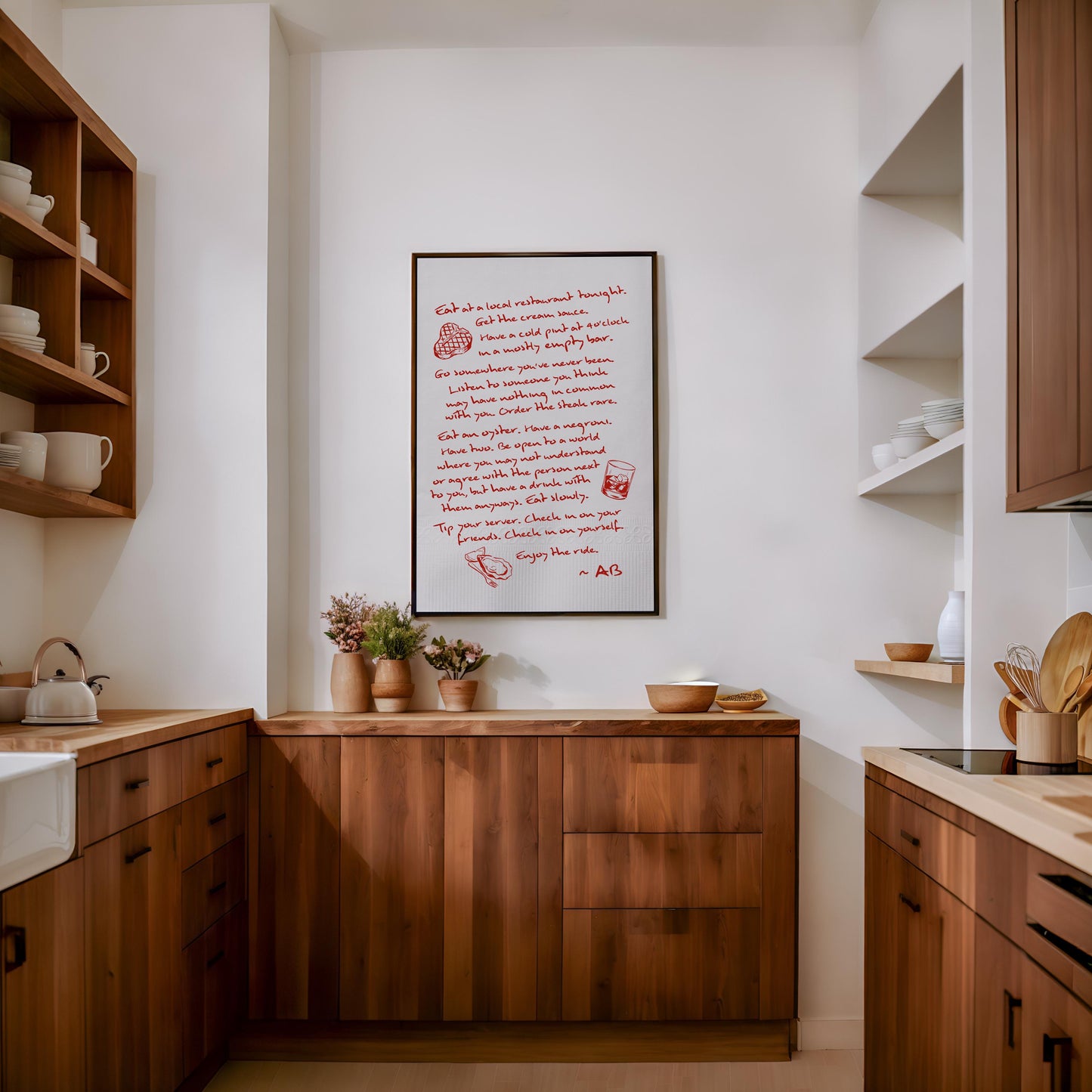 Enjoy The Ride Print - Anthony Bourdain Quote