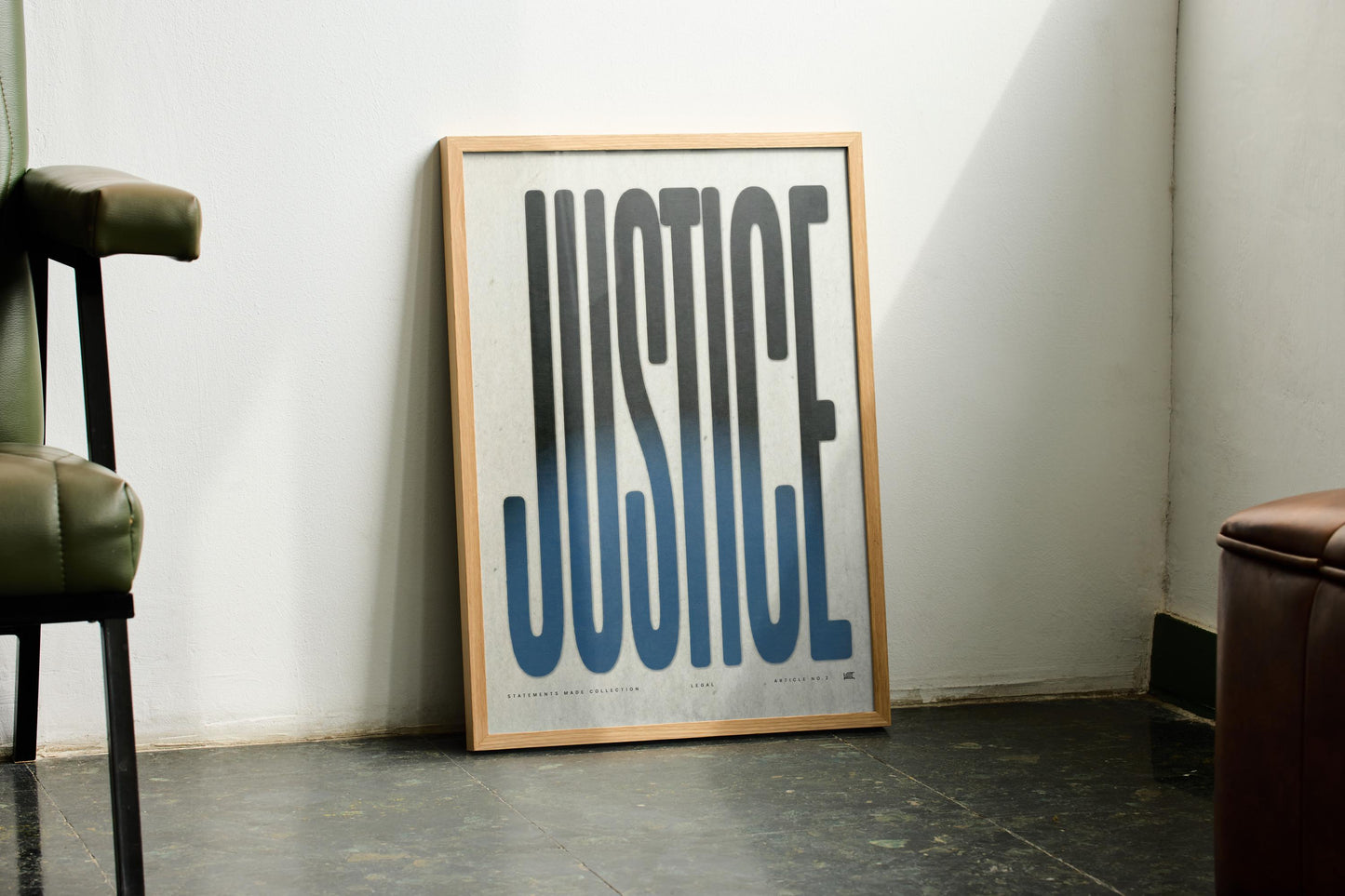 JUSTICE | Law Poster, Lawyer Decor, Law Student Gift, Attorney Office Decor, Typography Print