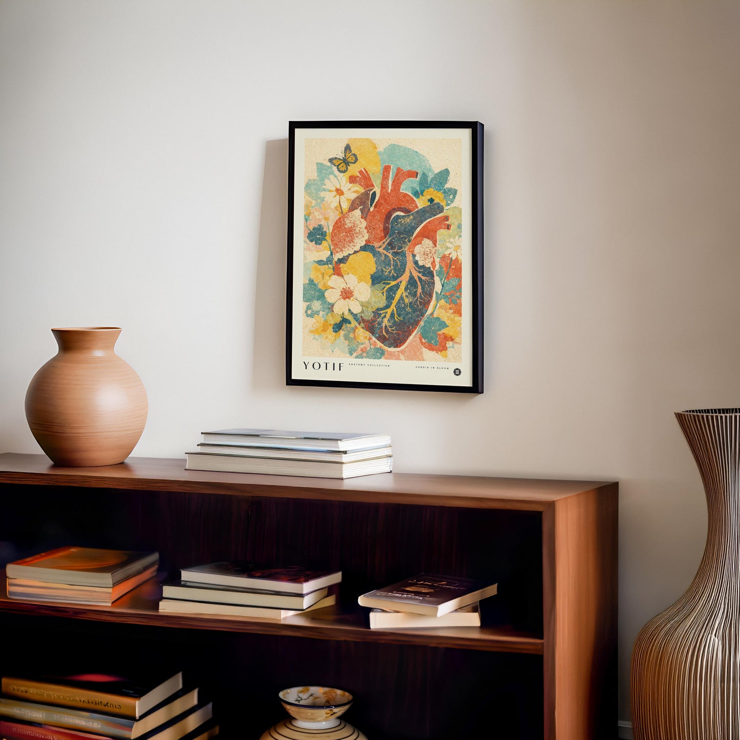 Cardia in Bloom | Anatomy Wall Art, Medical Print, Heart Anatomy, Doctor Poster, Med School Grad Gift, Nurse Gift, Medicine Decor