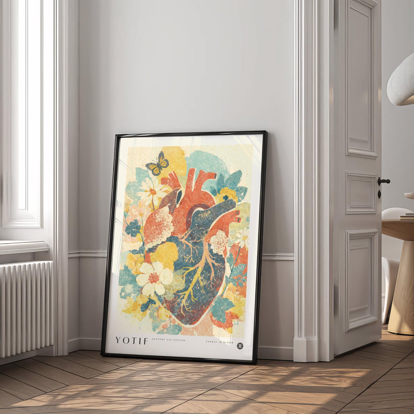 Cardia in Bloom | Anatomy Wall Art, Medical Print, Heart Anatomy, Doctor Poster, Med School Grad Gift, Nurse Gift, Medicine Decor