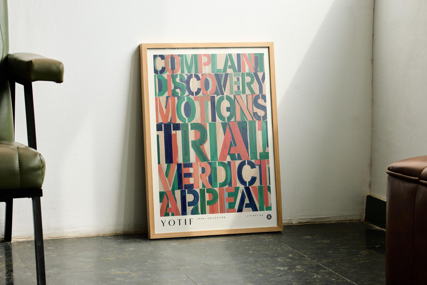 Process of Litigation | Law Wall Art Poster, Law Student Gift, Lawyer Gift, Attorney Office Decor