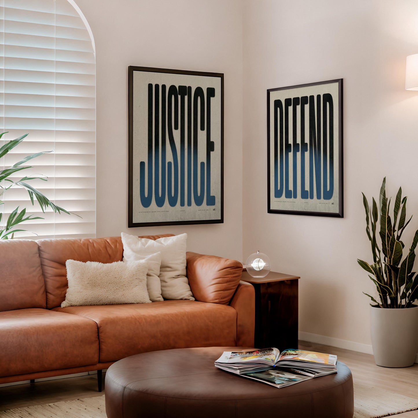 JUSTICE | Law Poster, Lawyer Decor, Law Student Gift, Attorney Office Decor, Typography Print