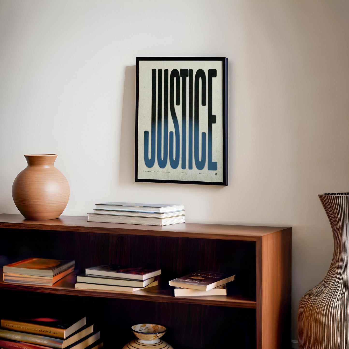 JUSTICE | Law Poster, Lawyer Decor, Law Student Gift, Attorney Office Decor, Typography Print