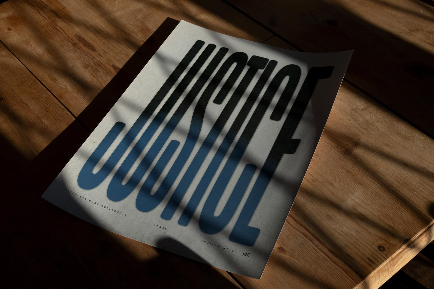JUSTICE | Law Poster, Lawyer Decor, Law Student Gift, Attorney Office Decor, Typography Print