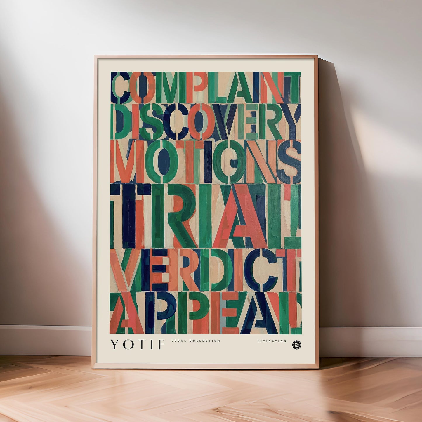 Process of Litigation | Law Wall Art Poster, Law Student Gift, Lawyer Gift, Attorney Office Decor