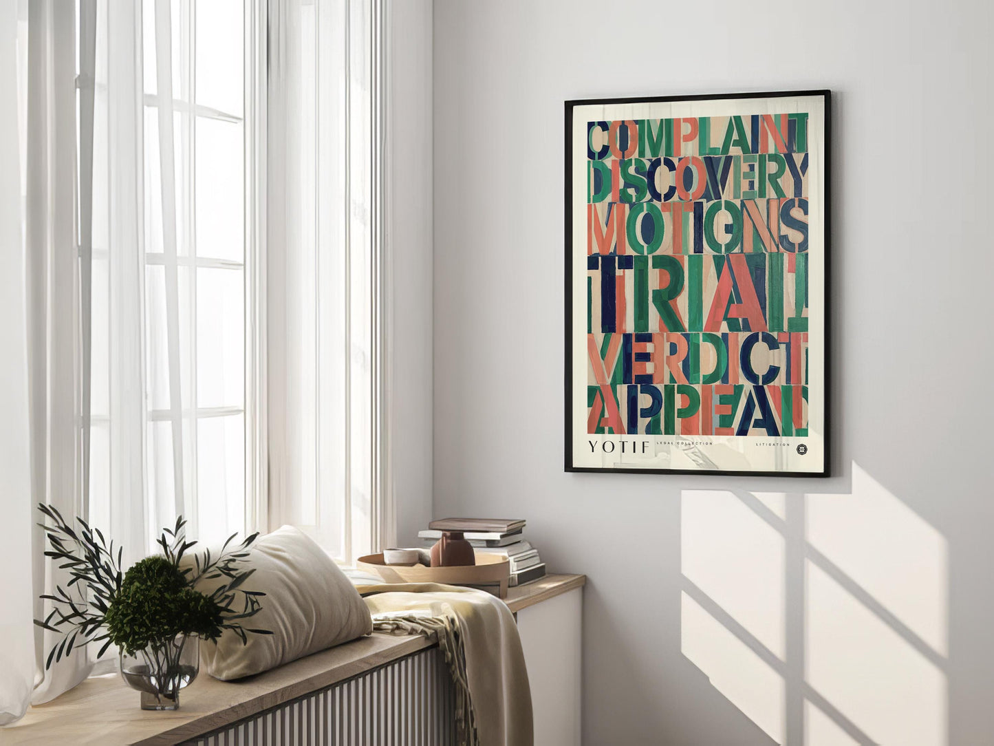 Process of Litigation | Law Wall Art Poster, Law Student Gift, Lawyer Gift, Attorney Office Decor