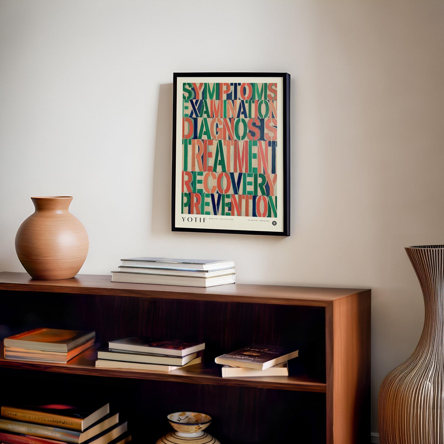 Clinical Process | Medical Wall Art Poster, Doctor Office Print, Med School Grad Gift, Nurse Gift, Medicine Decor, Typography Design