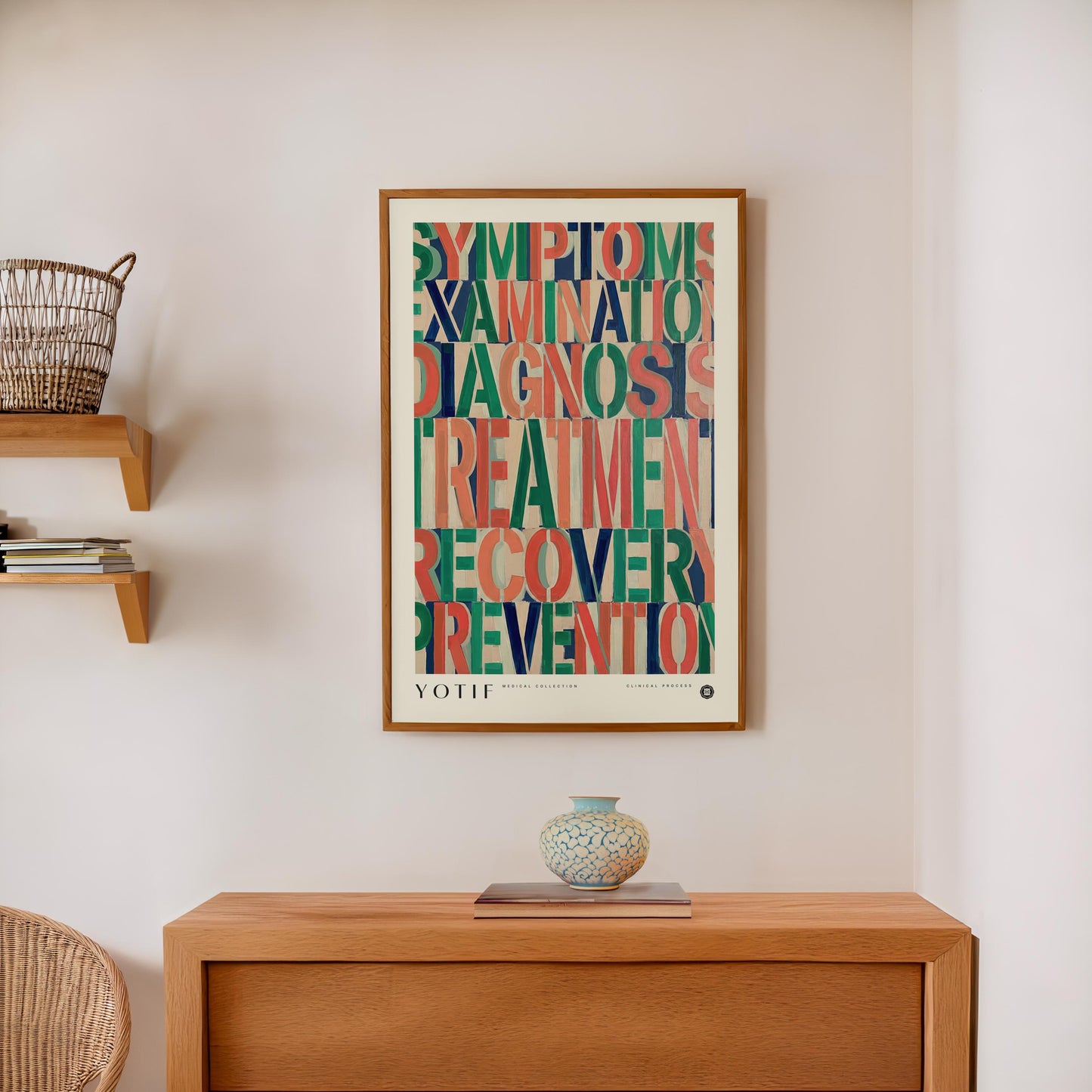 Clinical Process | Medical Wall Art Poster, Doctor Office Print, Med School Grad Gift, Nurse Gift, Medicine Decor, Typography Design