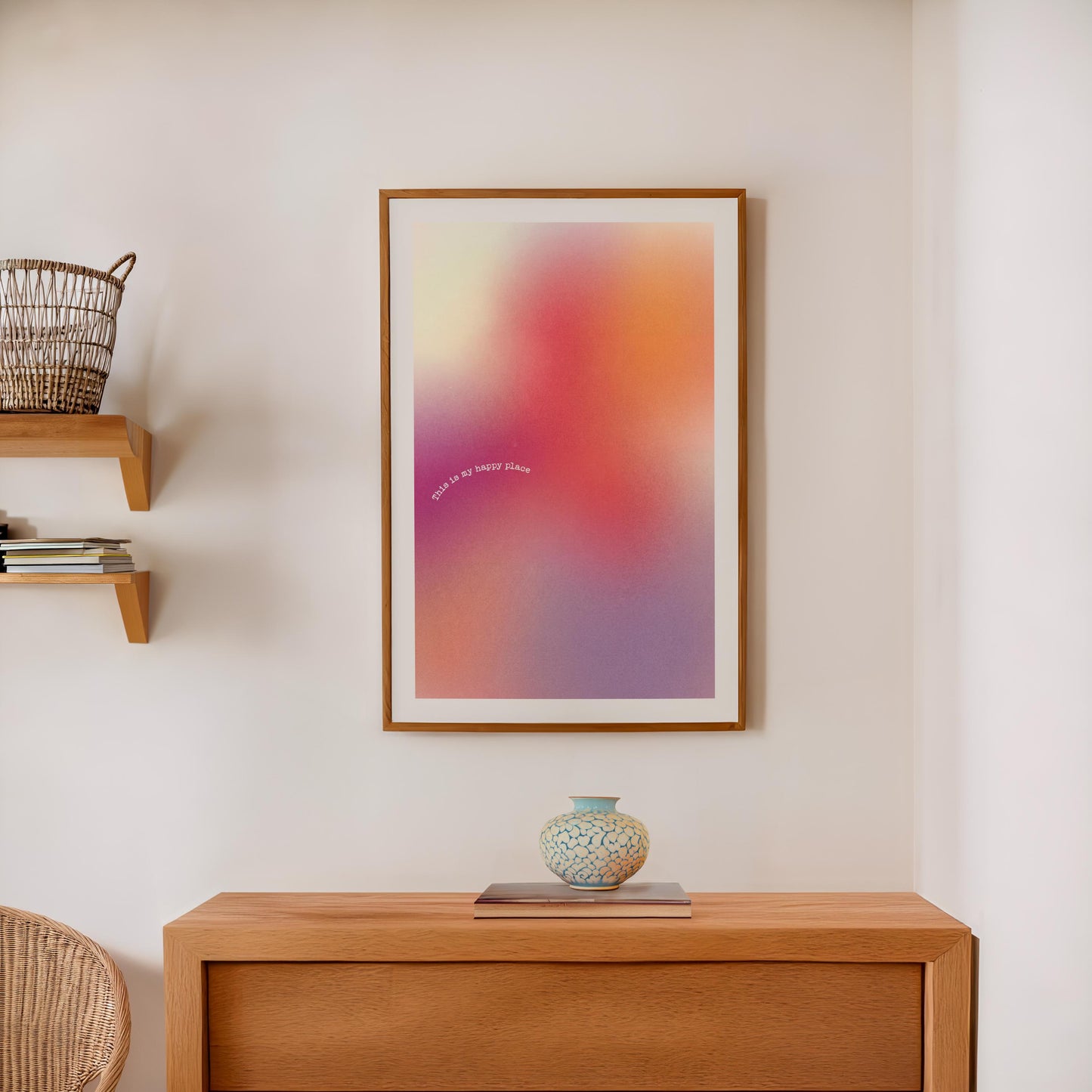 Gradient Aura Print No.1 | Mental Health Wall Decor, Dopamine decor, Abstract Poster, Home Office, Motivational Posters, Inspirational Quote
