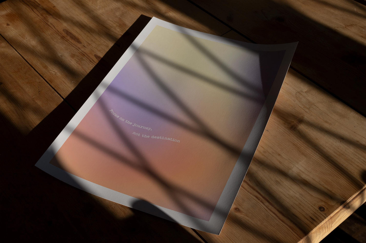 Gradient Aura Print No.2