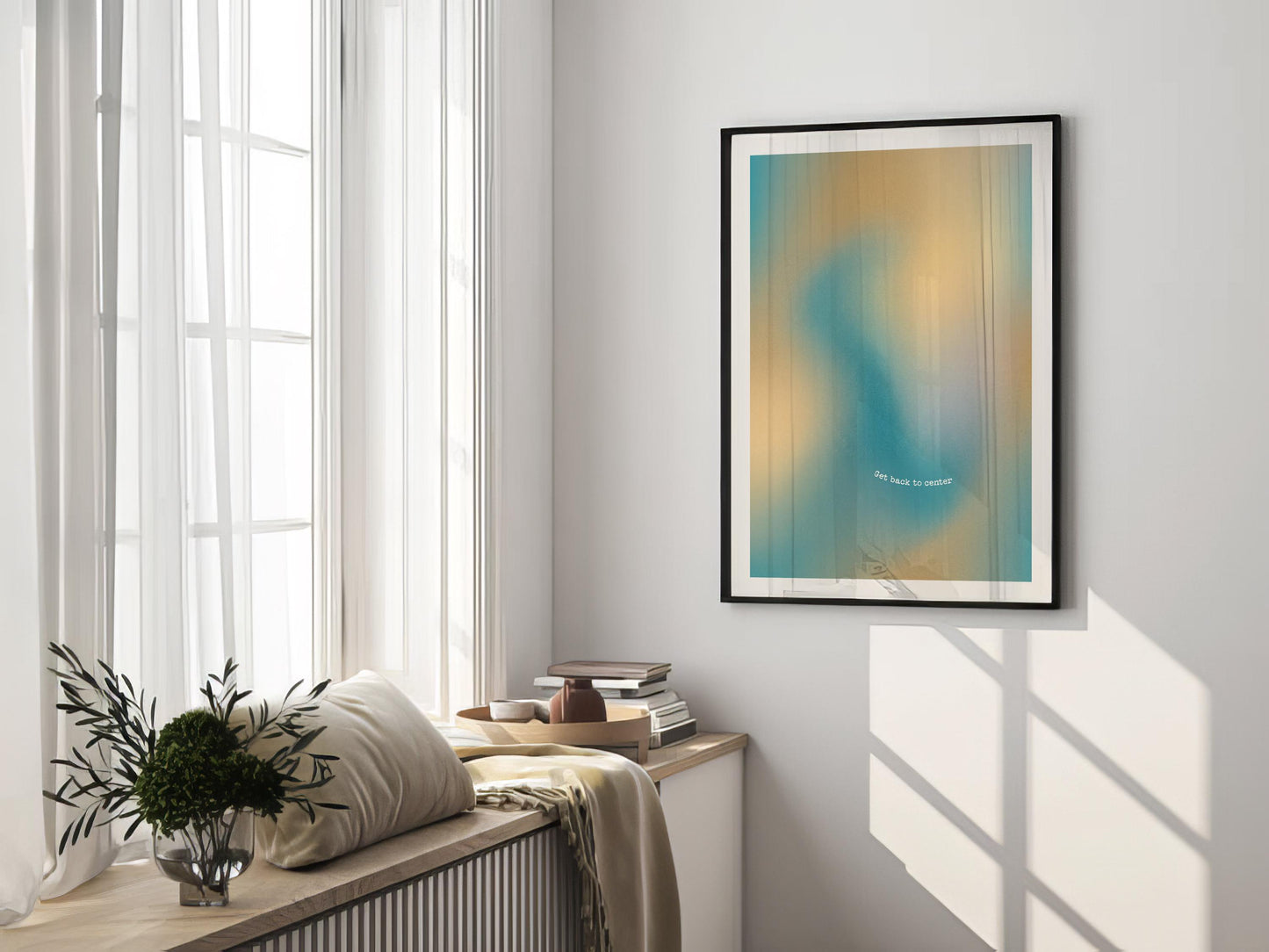 Gradient Aura Print No.3 | Mental Health Wall Decor, Dopamine decor, Abstract Poster, Home Office, Motivational Posters, Inspirational Quote