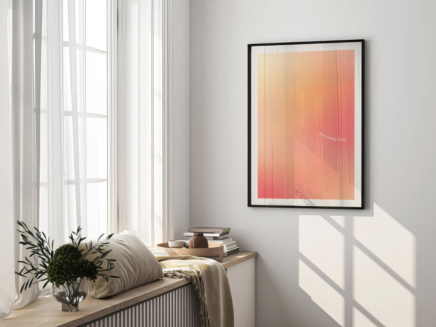 Gradient Aura Print No.4 | Mental Health Wall Decor, Dopamine decor, Abstract Poster, Home Office, Motivational Posters, Inspirational Quote