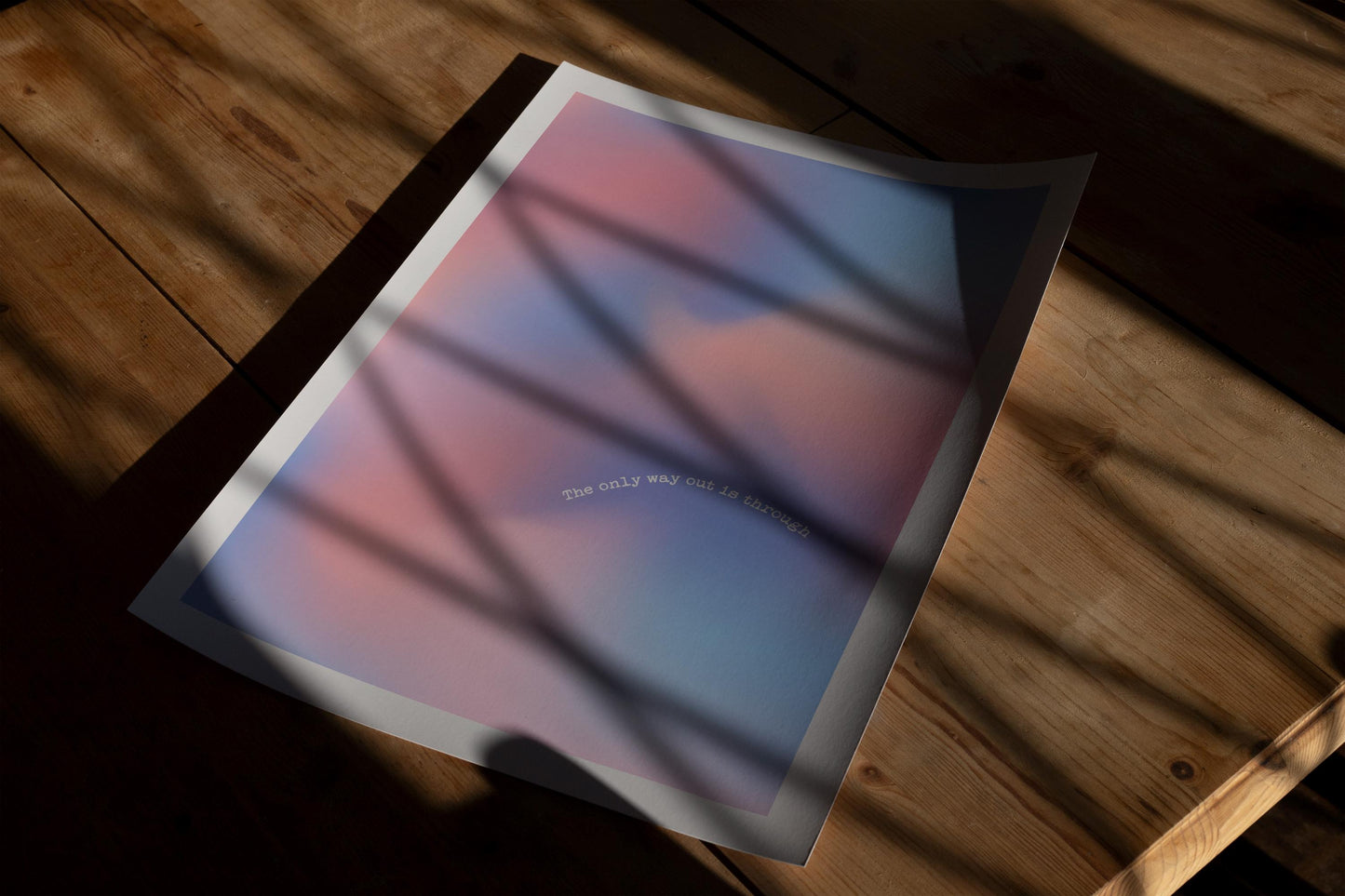 Gradient Aura Print No.5