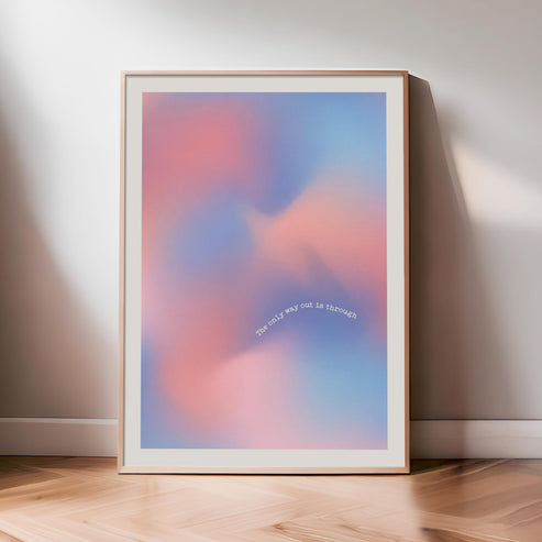 Gradient Aura Print No.5