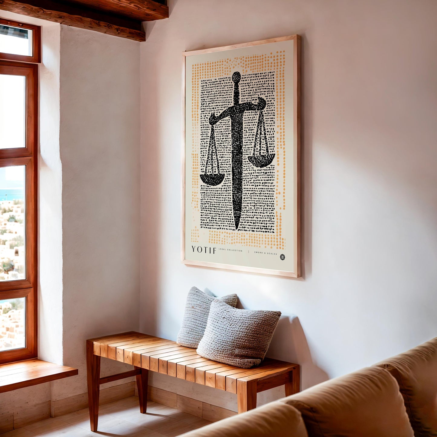 Sword & Scales Print, Law Poster, Lawyer Office Decor, Justice Wall Art, Law Student Gift, Lawyer Gift, Attorney Office Decor