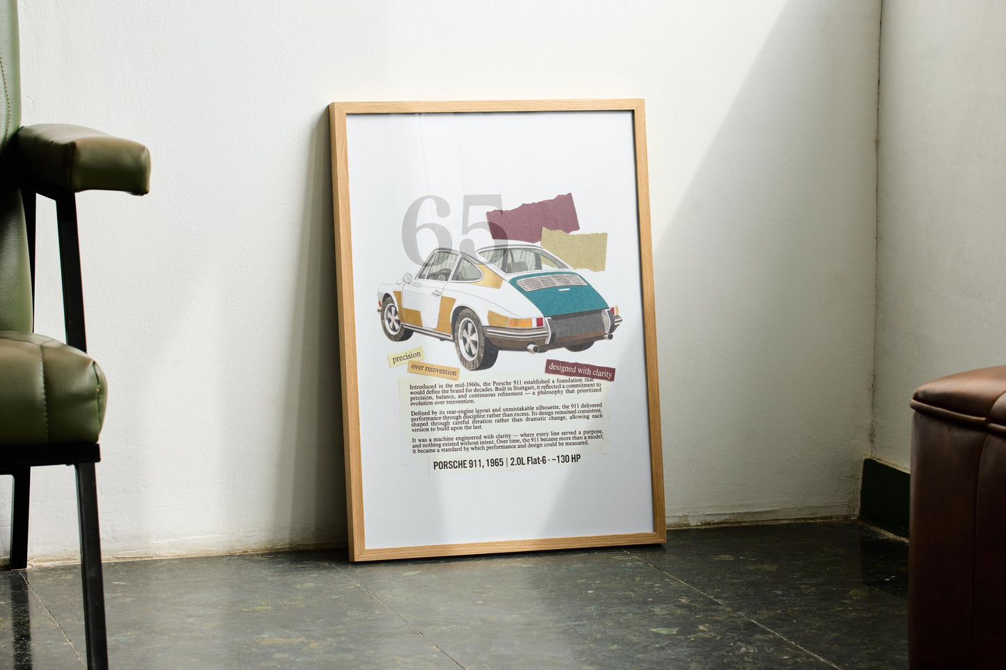 1965 Porsche 911 Collage