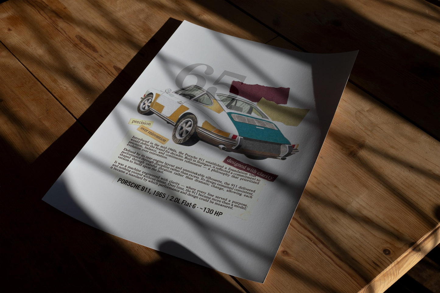 1965 Porsche 911 Collage