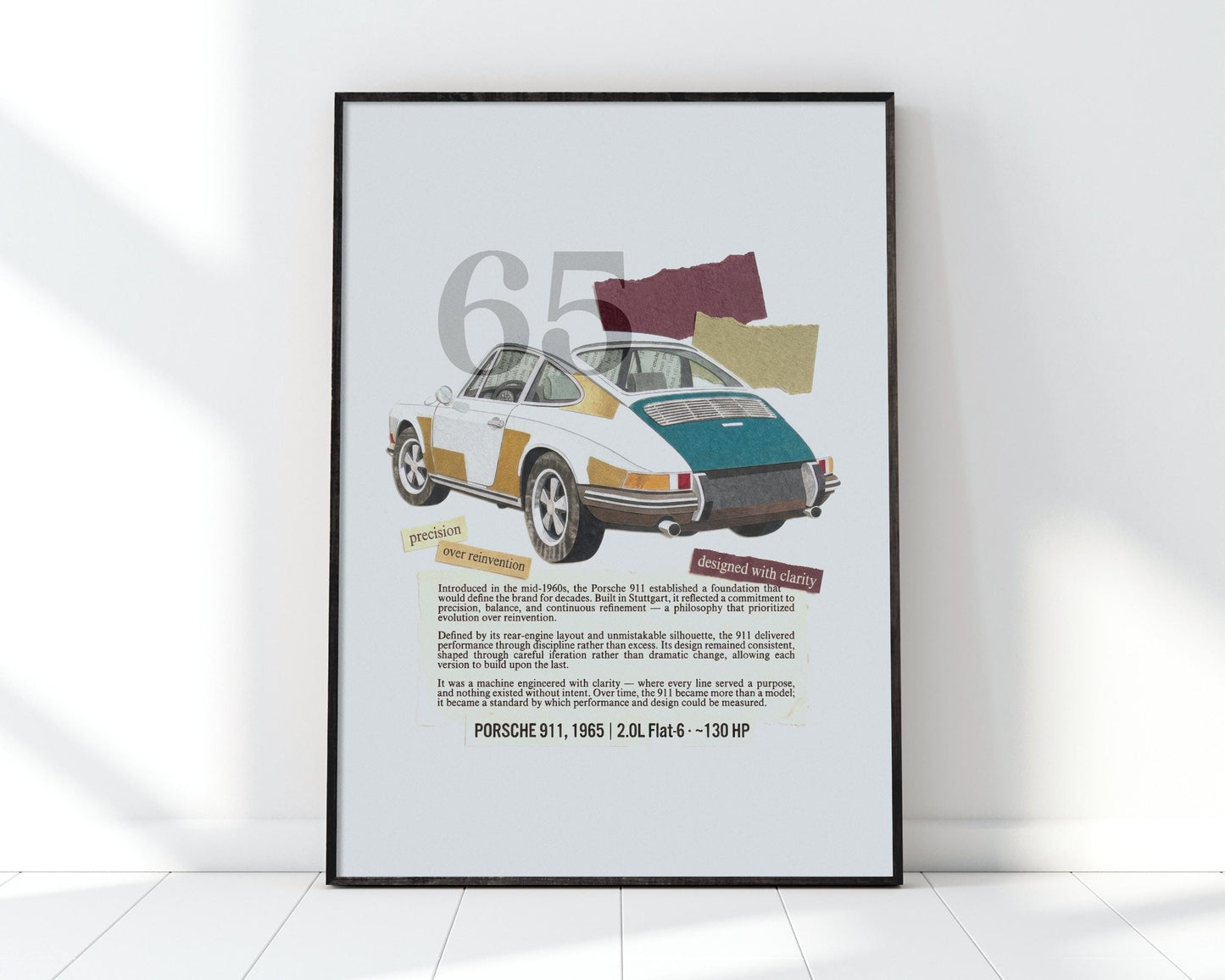 1965 Porsche 911 Collage