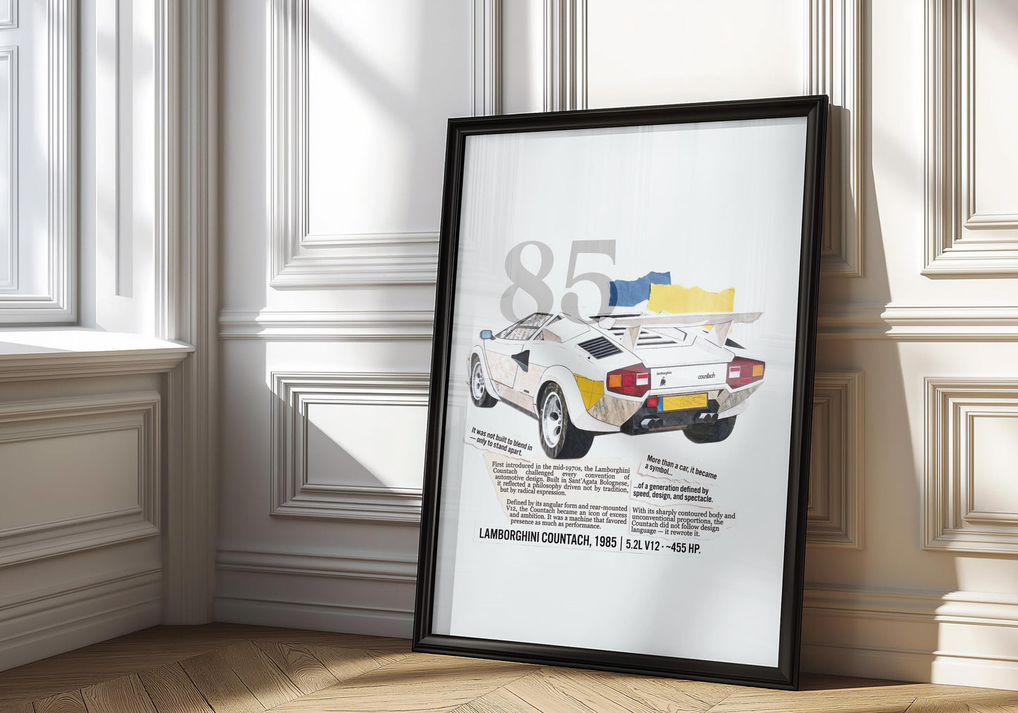 1985 Lamborghini Countach Collage