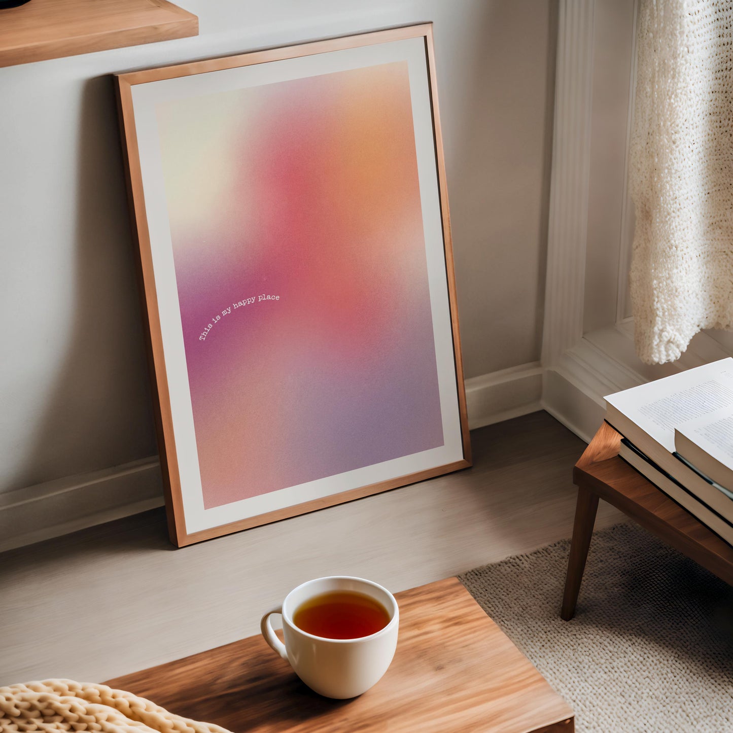 Gradient Aura Print No.1 | Mental Health Wall Decor, Dopamine decor, Abstract Poster, Home Office, Motivational Posters, Inspirational Quote