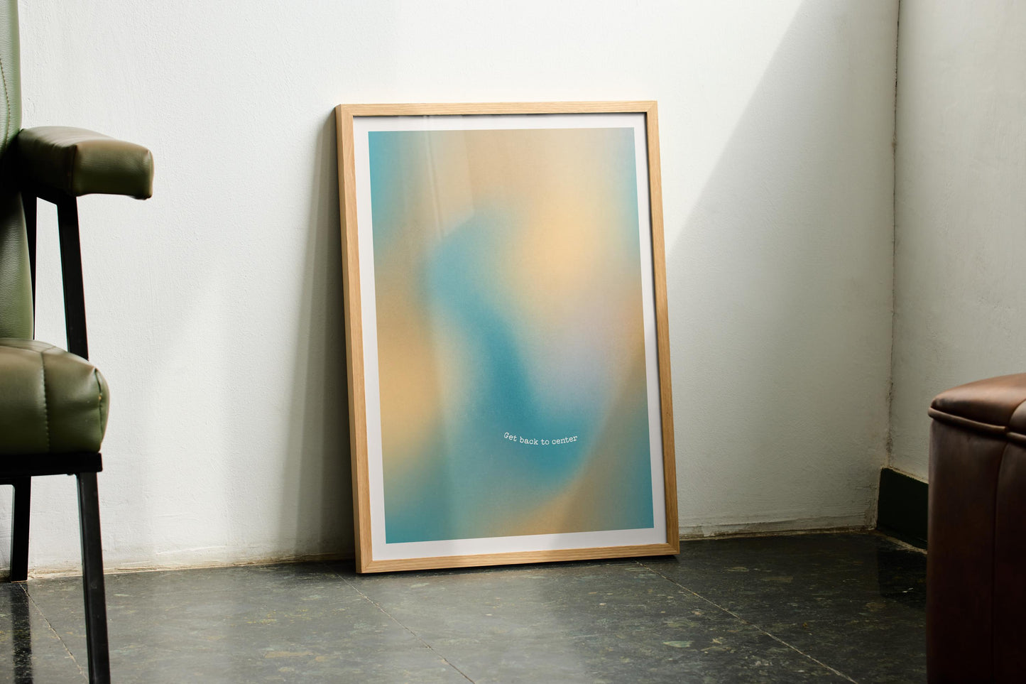 Gradient Aura Print No.3 | Mental Health Wall Decor, Dopamine decor, Abstract Poster, Home Office, Motivational Posters, Inspirational Quote