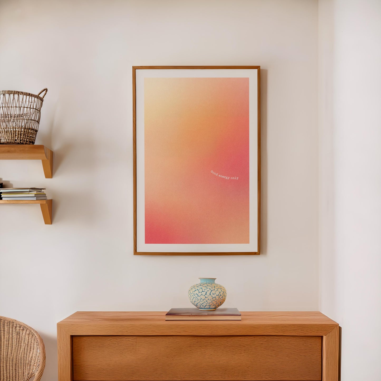 Gradient Aura Print No.4 | Mental Health Wall Decor, Dopamine decor, Abstract Poster, Home Office, Motivational Posters, Inspirational Quote