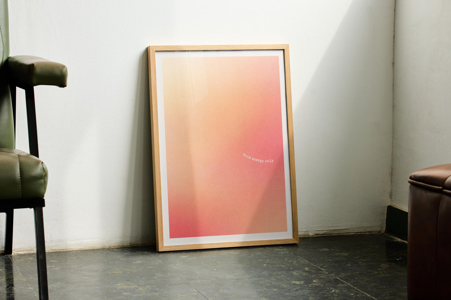Gradient Aura Print No.4 | Mental Health Wall Decor, Dopamine decor, Abstract Poster, Home Office, Motivational Posters, Inspirational Quote