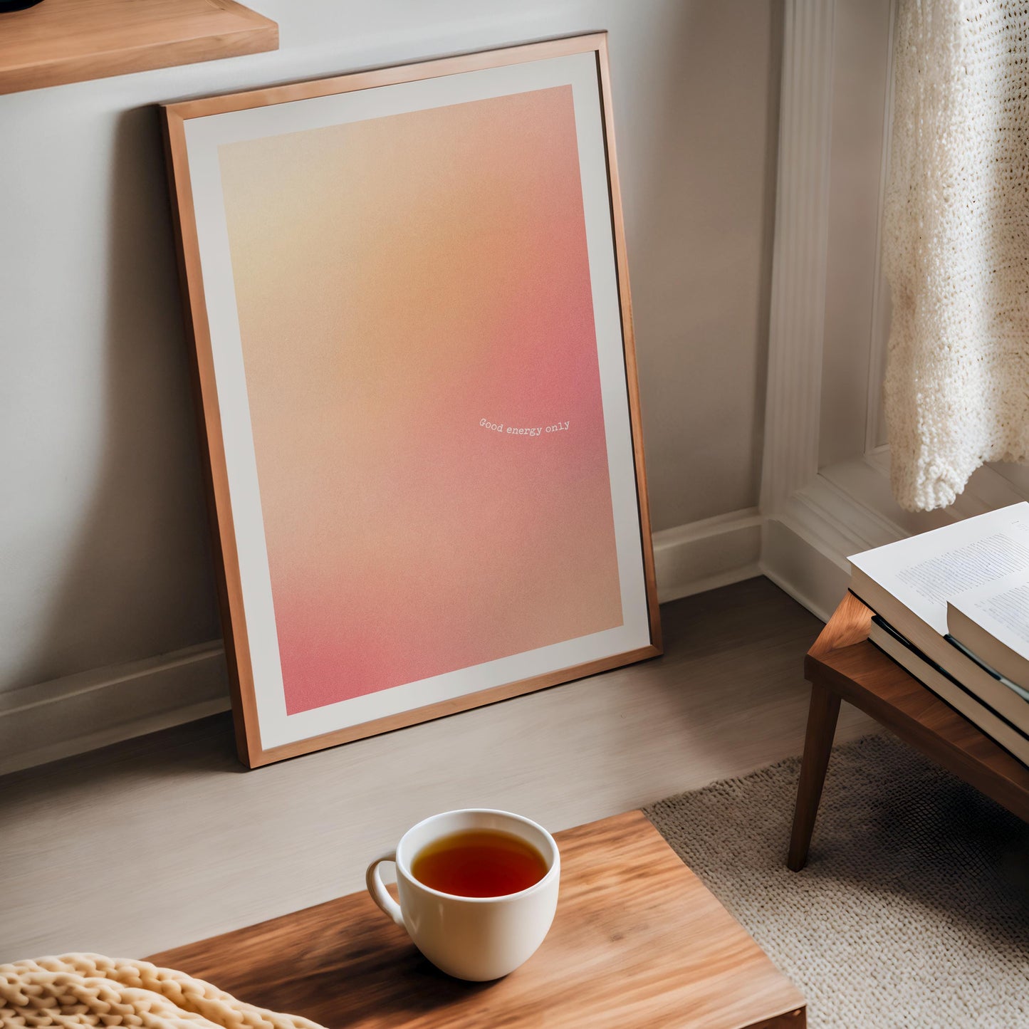 Gradient Aura Print No.4 | Mental Health Wall Decor, Dopamine decor, Abstract Poster, Home Office, Motivational Posters, Inspirational Quote
