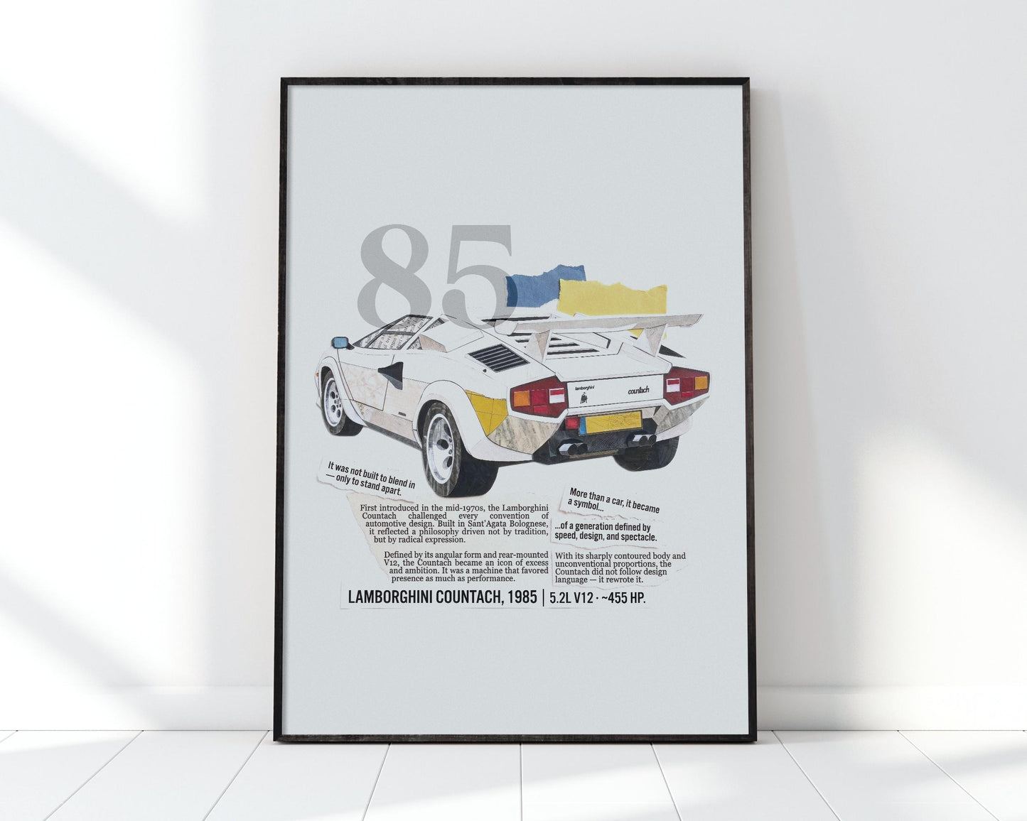 1985 Lamborghini Countach Collage