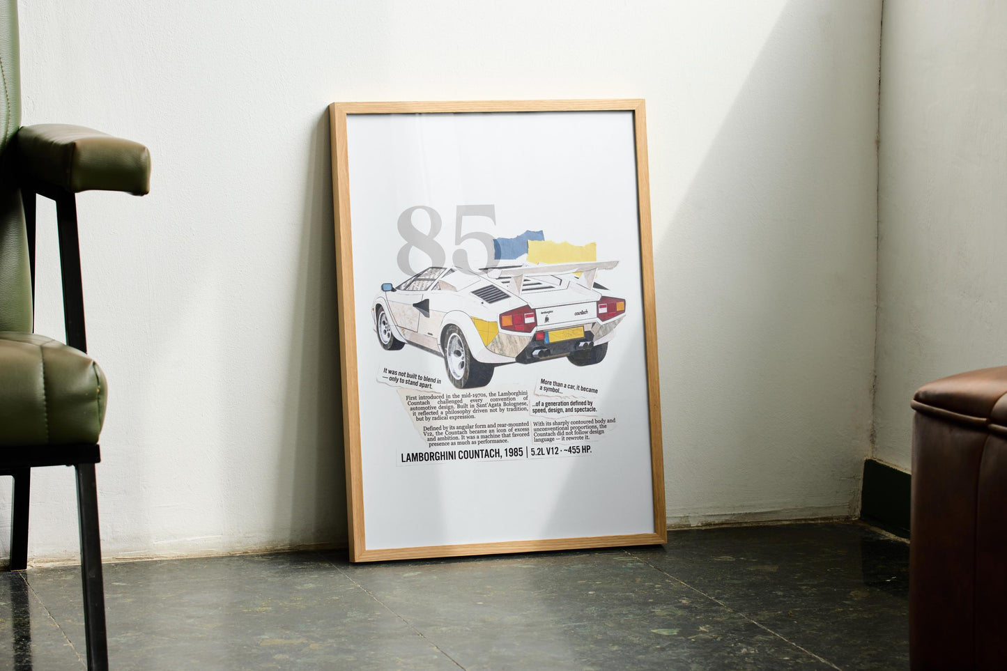 1985 Lamborghini Countach Collage