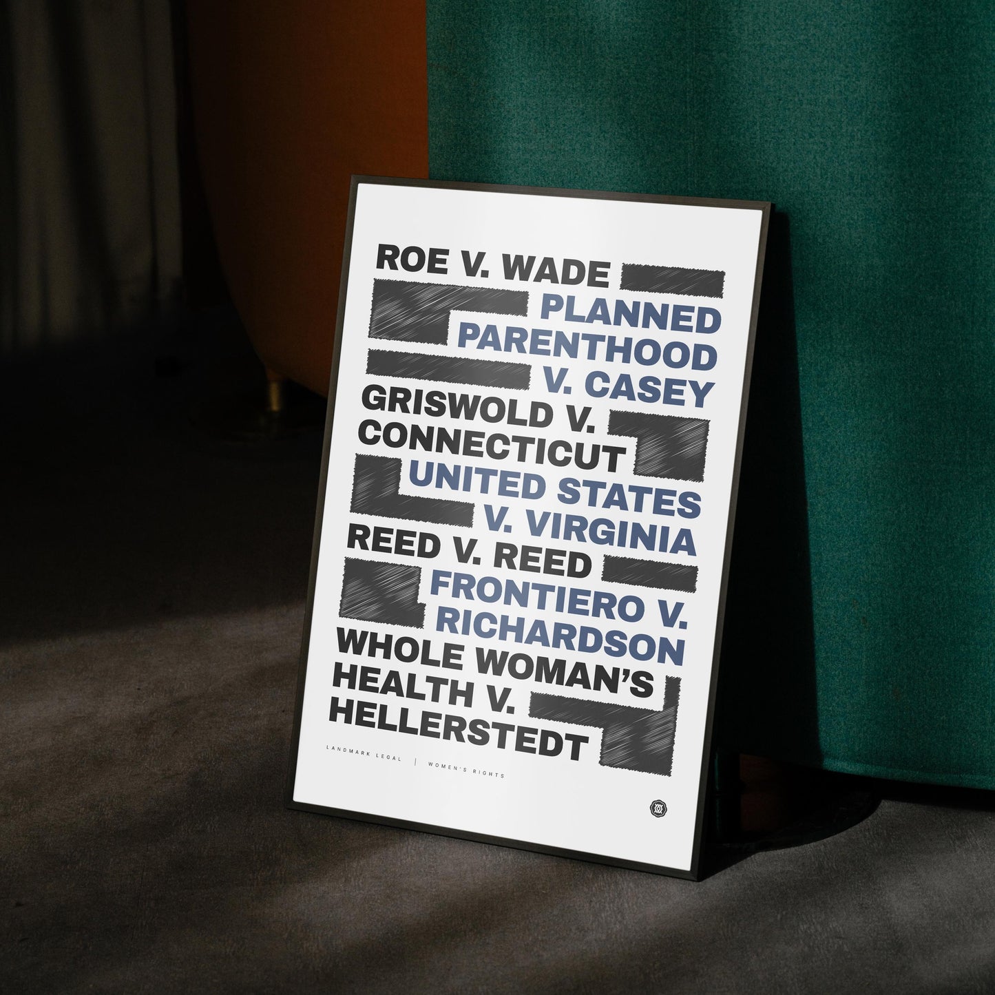 Women’s Rights Print | Law Poster, Justice Wall Art, Lawyer Office Decor, Law Student Gift, Lawyer Gift, Attorney Office Decor, Case Law