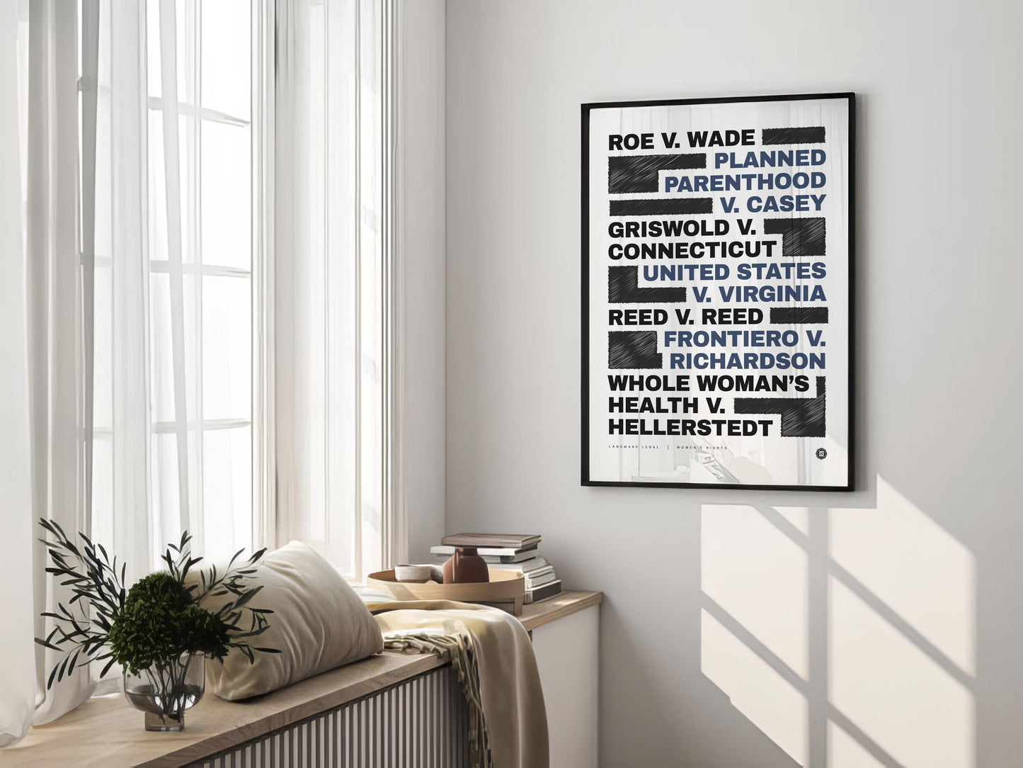 Women’s Rights Print | Law Poster, Justice Wall Art, Lawyer Office Decor, Law Student Gift, Lawyer Gift, Attorney Office Decor, Case Law