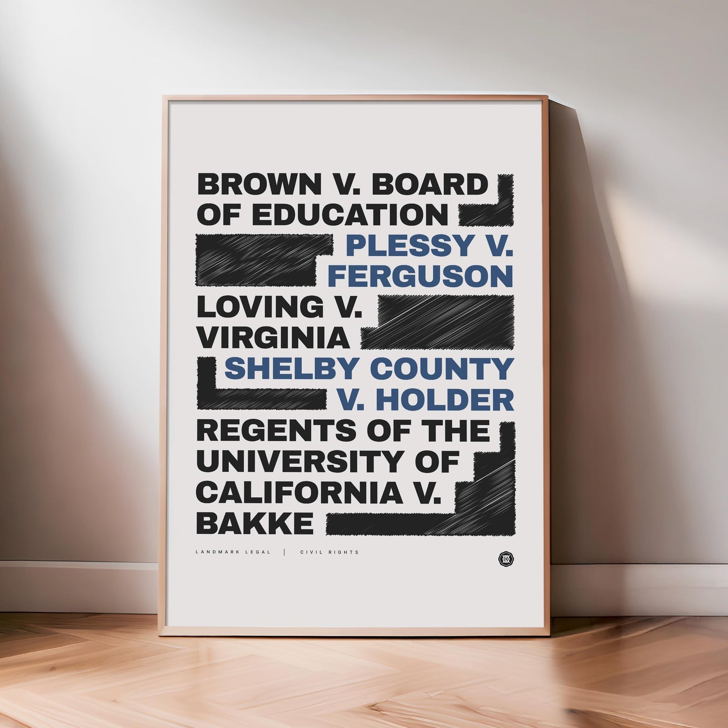 Civil Rights Print | Law Poster, Justice Wall Art, Lawyer Office Decor, Law Student Gift, Lawyer Gift, Attorney Office Decor, Case Law