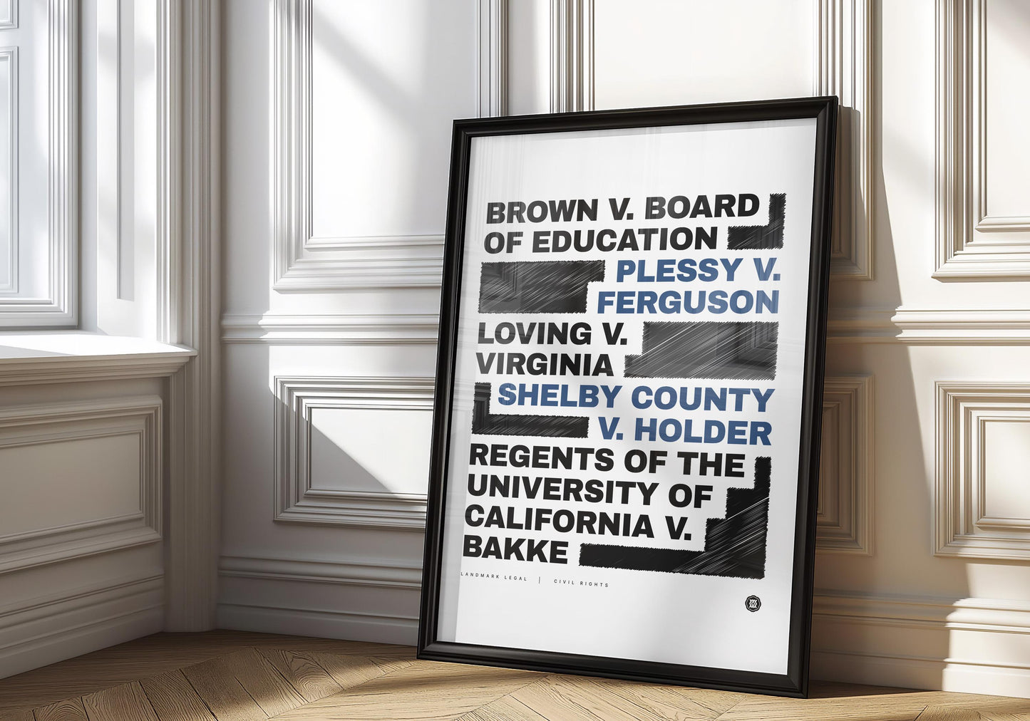Civil Rights Print | Law Poster, Justice Wall Art, Lawyer Office Decor, Law Student Gift, Lawyer Gift, Attorney Office Decor, Case Law